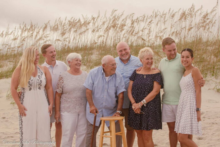 Lifestyle family photography with the loy family in holden beach, nc.