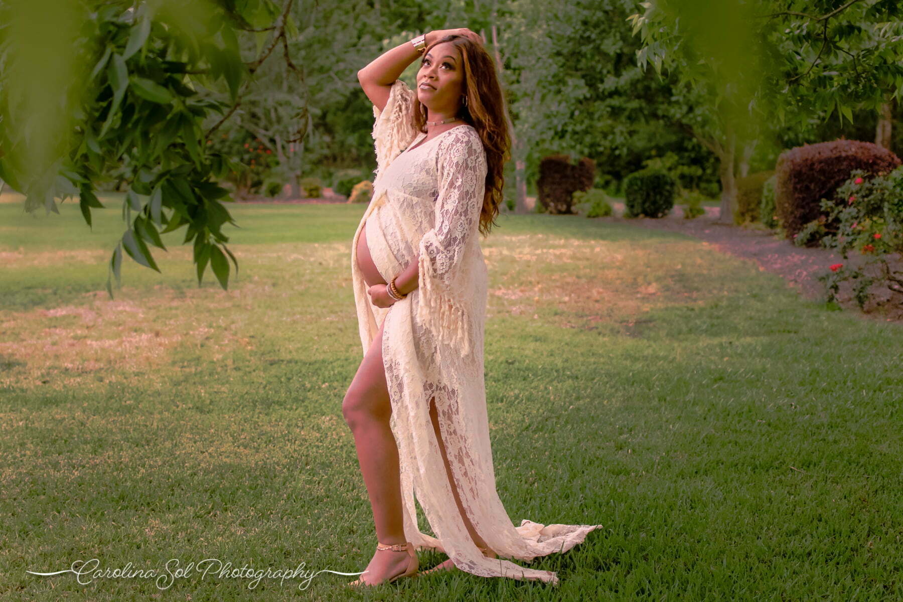 Maternity photography session in Shallotte, NC.