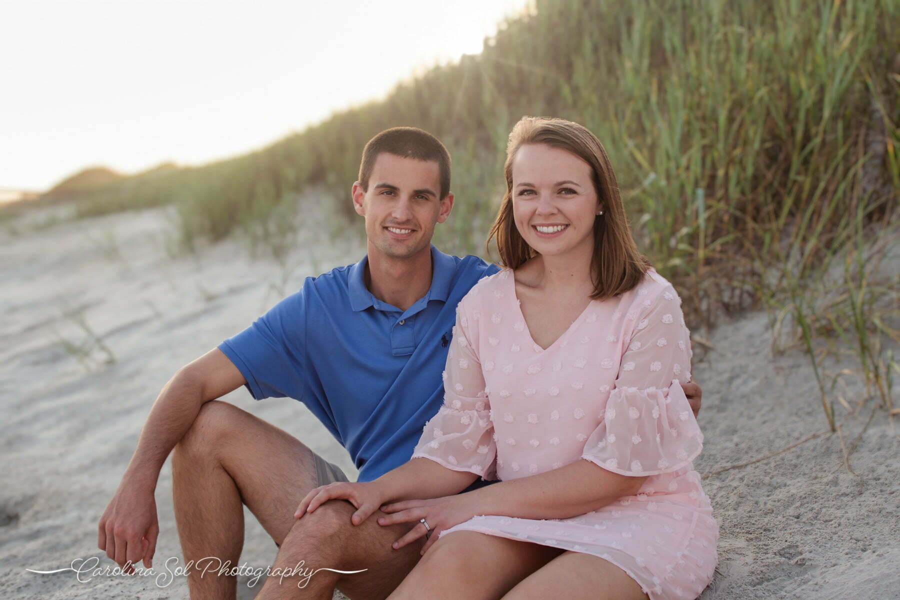 Couples portrait photography Sunset Beach NC.