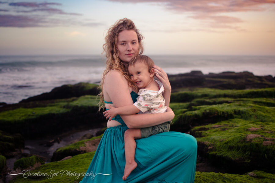 Kure Beach sunset lifestyle family photography.