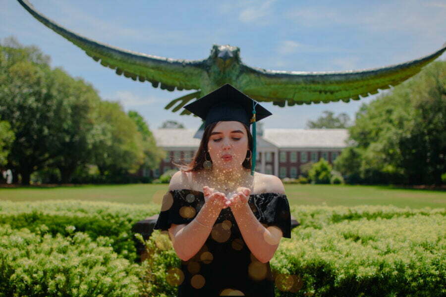 UNCW senior portrait photography.