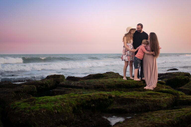 Kure Beach, NC family adventure photography session.