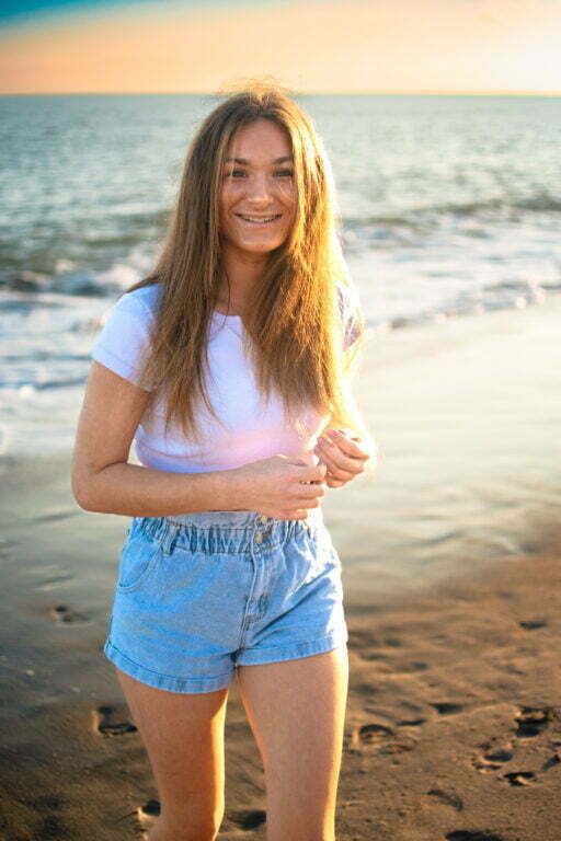 Holden Beach, NC professional senior portrait photography.