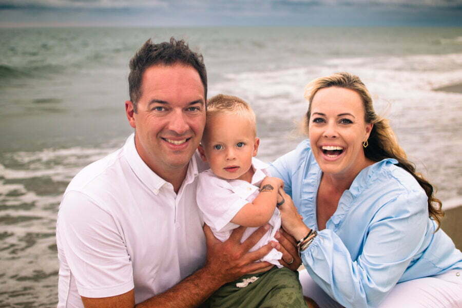 Lifestyle adventure family photographer Ocean Isle Beach, NC.