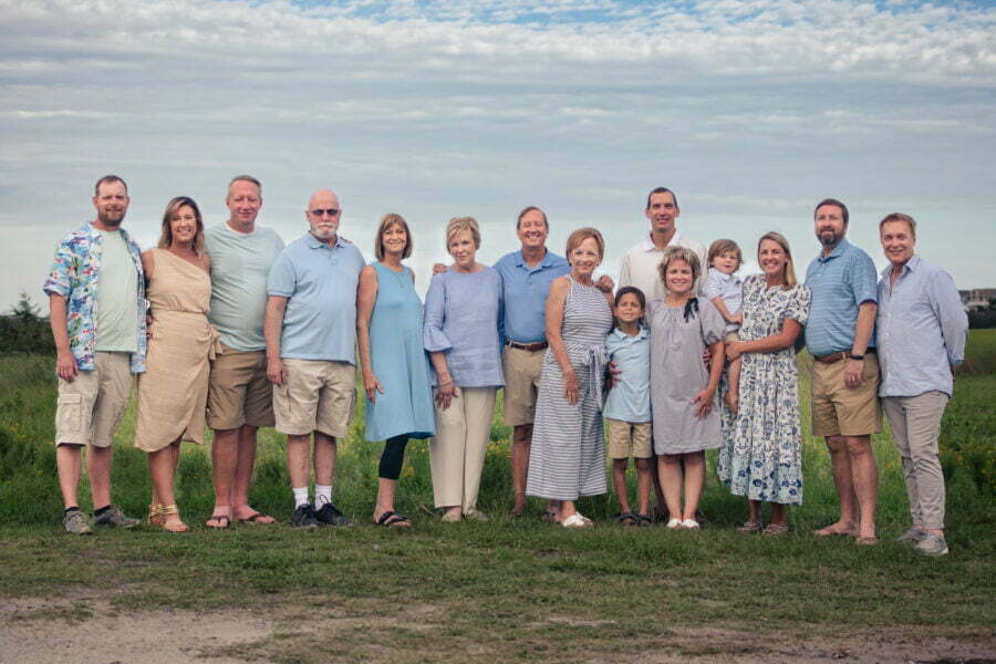Ocean Isle Beach, NC extended family photography portrait session.
