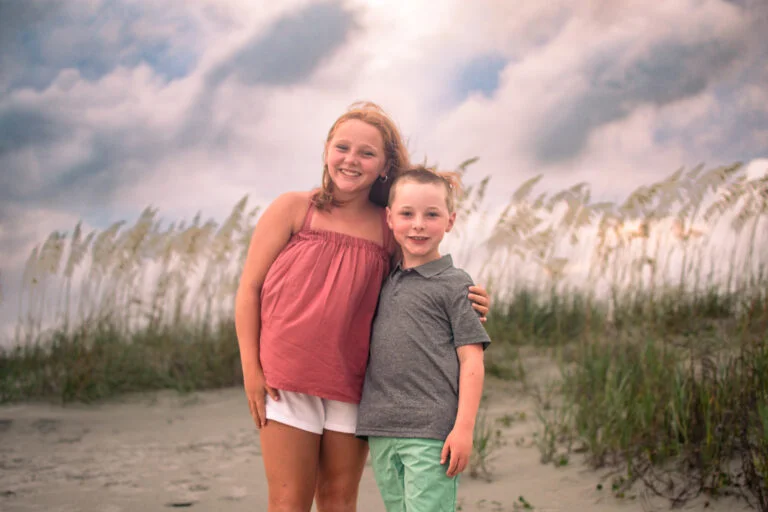 Sunset Beach, NC lifestyle family beach portrait photography.