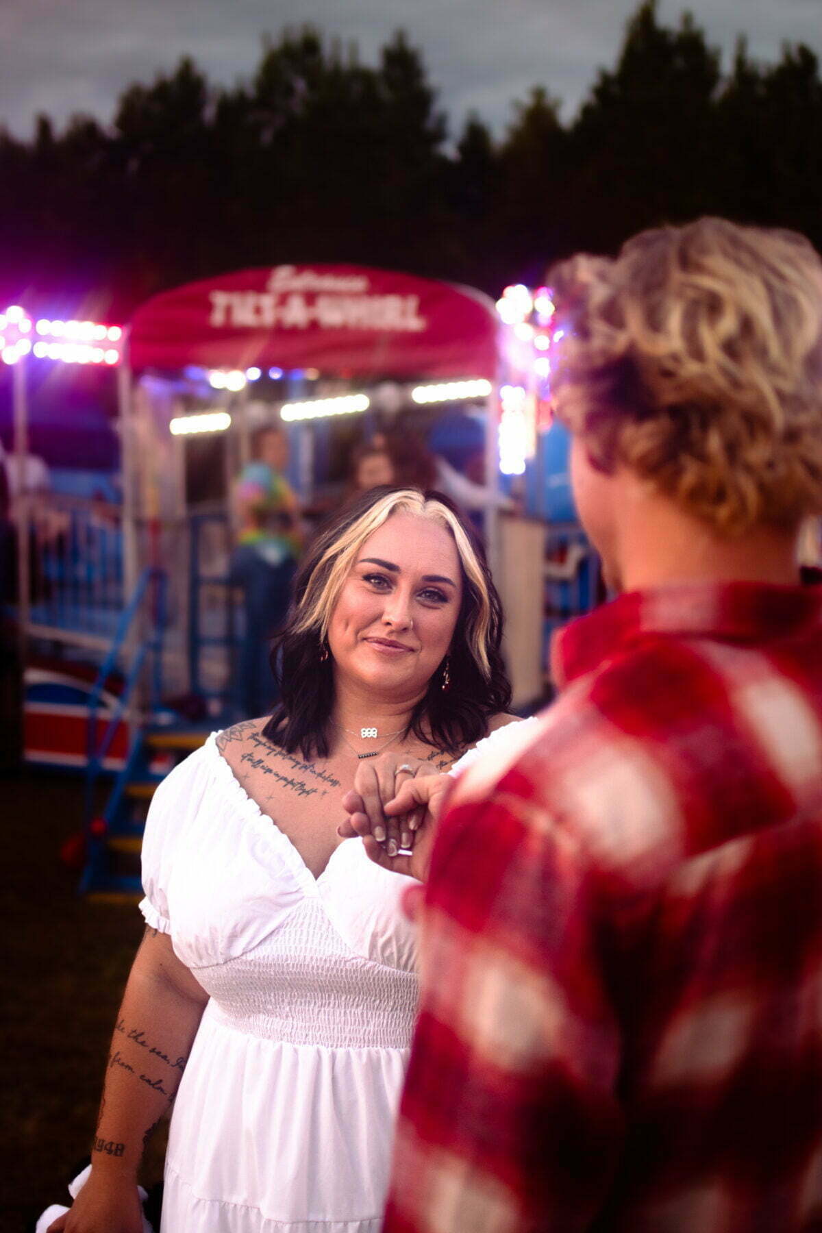 Columbus county fair engagement photography session in Whiteville, NC.